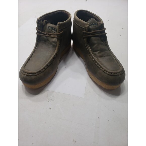 Roper Men's Western Gum Crepe Outsole Chukka Oiled Brown Leather Boots Size 9.5 - Picture 5 of 9